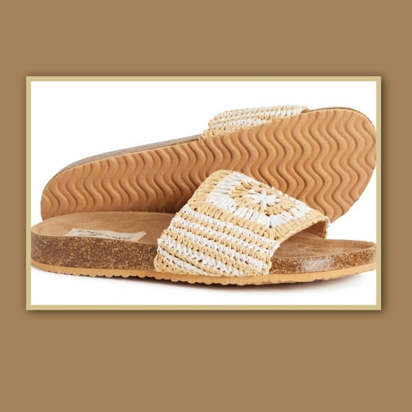 VINTAGE HAVANA MIMI CROCHET SLIDE SANDALS - Picture 5 of 5